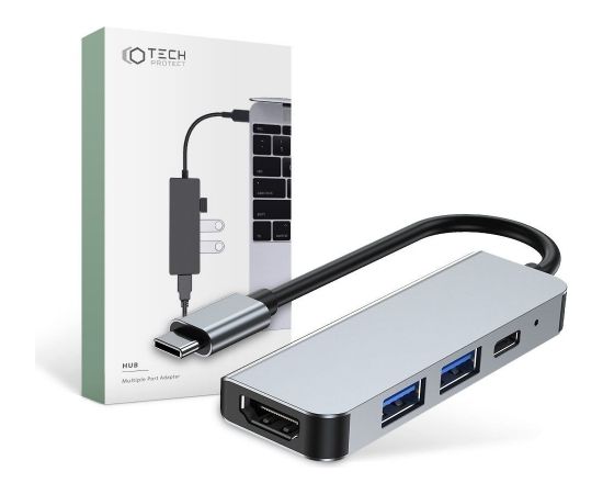 Tech-protect Tech-Protech V2 Type-C Multiport Hub 4in1 USB / HDMI / PD