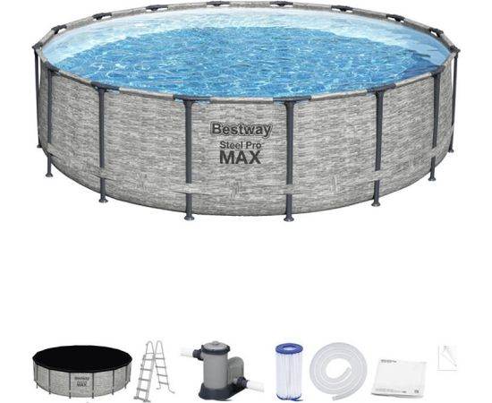 Rāmja baseins — Bestway 10in1, 488x122 Бассейны