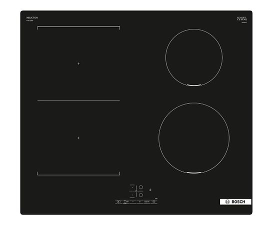 Bosch PVS611BB6E s4, indukcijas virsma, 60cm, EasyTouch, Combizone