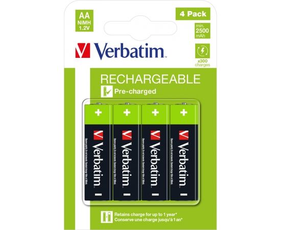 Verbatim 49517 household battery Single-use battery AA Nickel-Metal Hydride (NiMH)