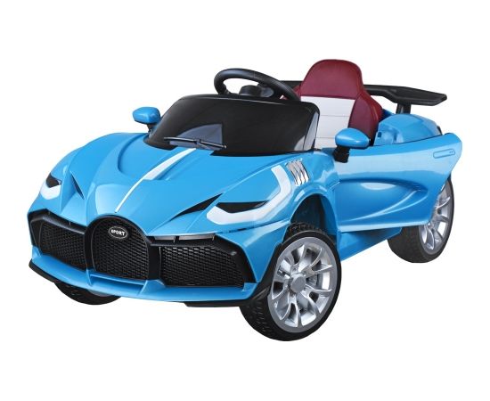 Bērnu vienvietīgs elektromobilis, zils