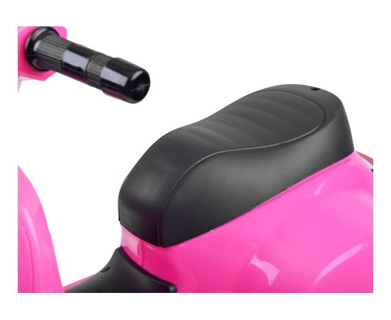 Bērnu elektriskais motorollers Vespa, rozā