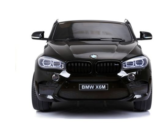 Vienvietīgs elektromobilis BMW X6M, melns-lakots