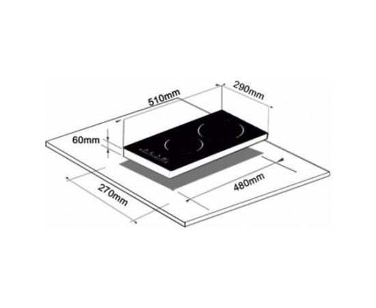 Ceramic hob Schlosser PR302B1