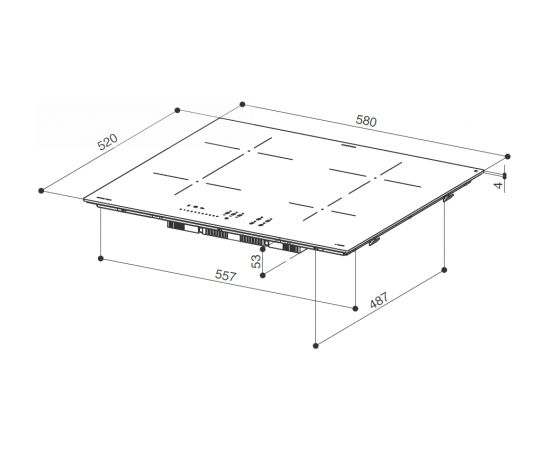 Induction hob Faber FCH 64 BK KL