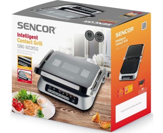 Intelligent contact grill Sencor SBG6031SS