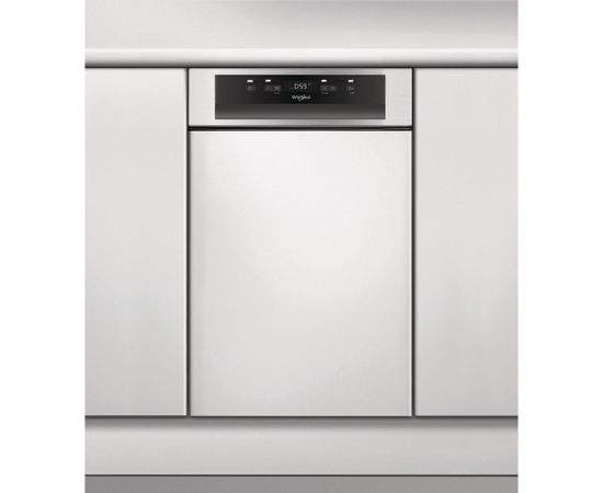 Whirlpool WSBC 3M17 X dishwasher Semi built-in 10 place settings