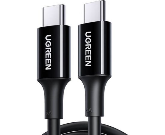 UGREEN US300 USB-C cable to USB-C, 100W, 5A, 1m (black)