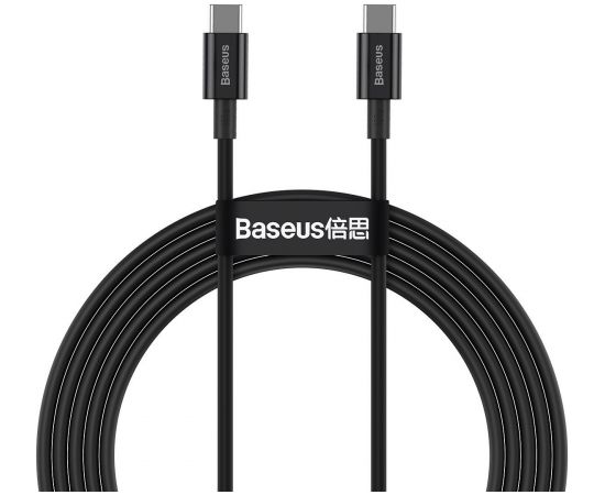 Baseus Superior Series Cable USB-C to USB-C, 100W, 2m (black)