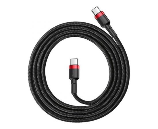 Baseus Cafule Cable USB-C PD 2.0 QC 3.0 60W 2m (Black+Red)