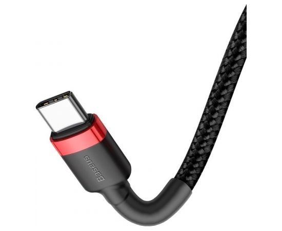 Baseus Cafule Cable USB-C PD 2.0 QC 3.0 60W 2m (Black+Red)