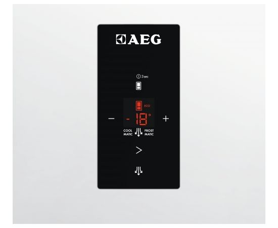 AEG S83920CMXF ledusskapis, 200cm, saldētava apakšā