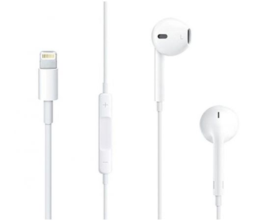 Apple Ear-Pods Remote and Mic White with Lightning Connector