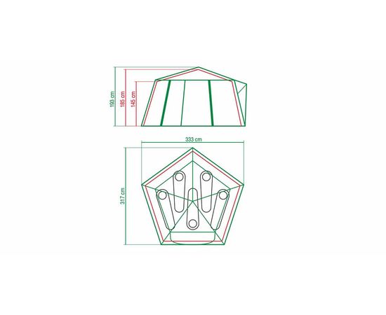 Coleman Polygon 5 kempinga telts