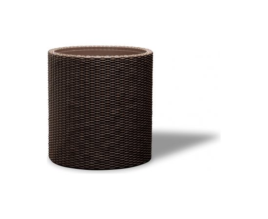 Keter Puķu pods Medium Cylinder Planter brūns