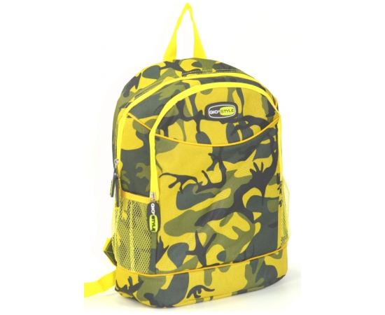 Gio`style Termiskā mugursoma Camouflage asorti, fuksija/zila/dzeltena/balta