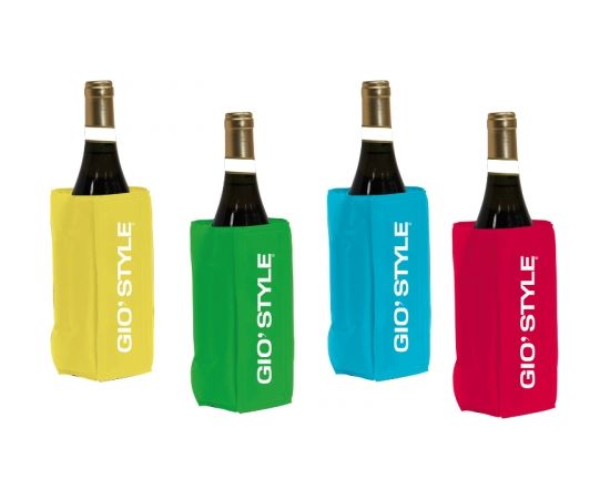 Gio`style Vīna pudeļu dzesētājs Glacette Fun asorti, sarkans/gaiši zils/dzeltens/zaļš