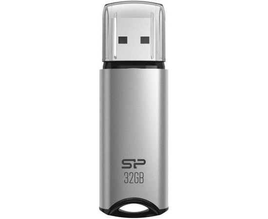 Silicon Power USB Flash Drive Marvel Series M02 32GB, Type-A USB 3.2 Gen 1, Silver