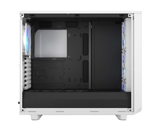 Fractal Design Meshify 2 RGB TG Clear Tint White, E-ATX, Power supply included No