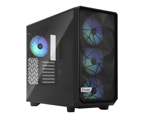 Fractal Design Meshify 2 Lite RGB TG Light Tint Black, E-ATX, Power supply included No