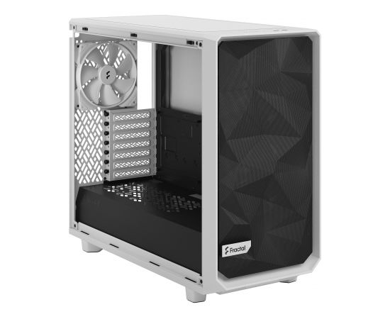 Fractal Design Meshify 2 Lite TG Clear White, E-ATX, Power supply included No