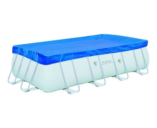 Bestway 56441 Power Steel Rectangular Pool Set Baseini