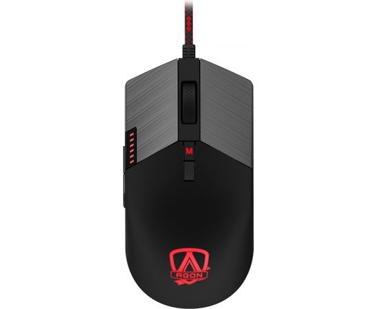 AOC Gaming Mouse AGM700 Wired, 16000 DPI, USB 2.0, Black