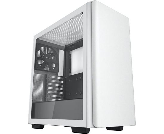 Deepcool MID TOWER CASE CK500 Side window, White, Mid-Tower, Power supply included No