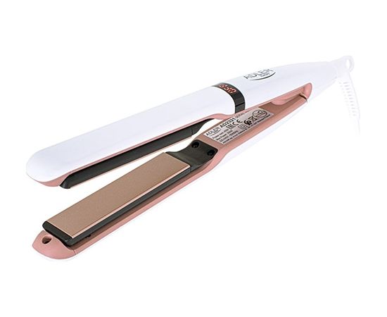 Adler Hair Straightener AD 2321 Warranty 24 month(s), Ceramic heating system, Display LCD, Temperature (min) 140 °C, Temperature (max) 220 °C, 45 W, Pearl White