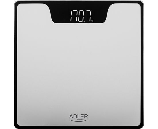 Adler Bathroom Scale AD 8174s Maximum weight (capacity) 180 kg, Accuracy 100 g, Silver