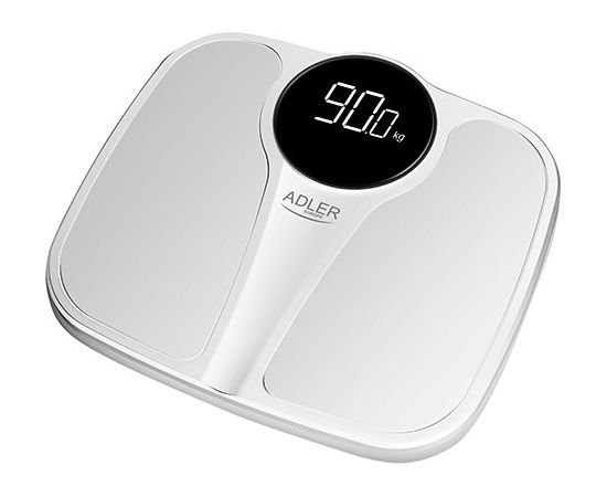 Adler Bathroom Scale AD 8172w	 Maximum weight (capacity) 180 kg, Accuracy 100 g, Body Mass Index (BMI) measuring, White