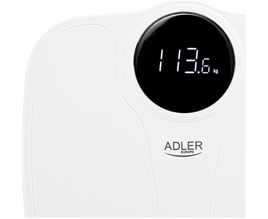 Adler Bathroom Scale AD 8172w	 Maximum weight (capacity) 180 kg, Accuracy 100 g, Body Mass Index (BMI) measuring, White