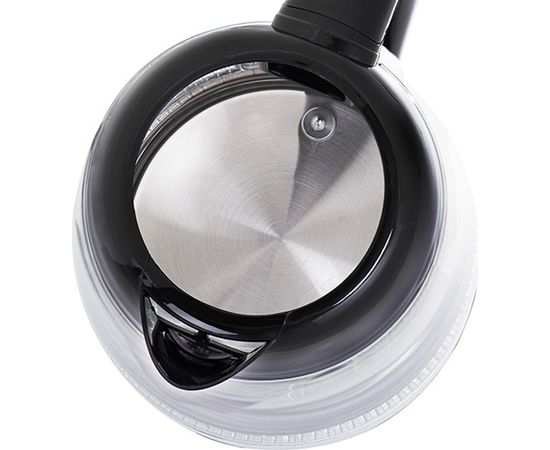 Adler Kettle AD 1285 Electric, 2200 W, 1.7 L, Glass/Stainless steel, 360° rotational base, Grey