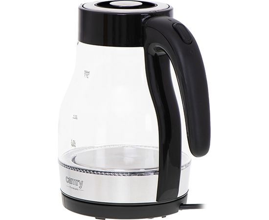 Camry Kettle CR 1300 Electric, 2200 W, 1.7 L, Stainless steel, 360° rotational base, Black