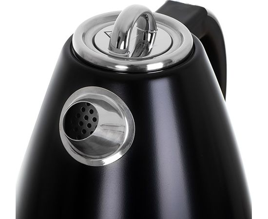 Adler Tējkanna AD 1343b Electric, 2200 W, 1.5 L, Stainless steel, 360° rotational base, Black