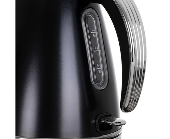 Adler Kettle AD 1343b Electric, 2200 W, 1.5 L, Stainless steel, 360° rotational base, Black