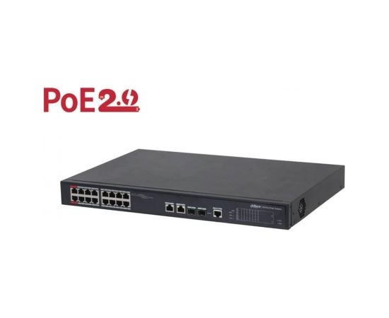 Switch|DAHUA|Type L2|Desktop/pedestal|90 Watts|PFS4218-16ET-240-V3