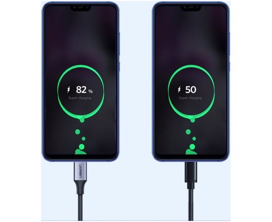 Ugreen USB - USB Type C cable Quick Charge 3.0 3A 2m gray (60128)