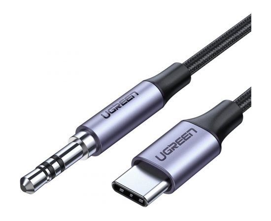 UGREEN mini jack 3,5mm AUX  to USB-C Cable 1 m (deep gray)