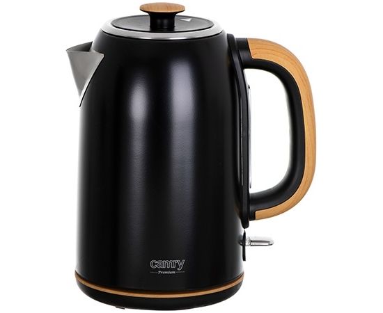 Camry Kettle CR 1342 Electric, 2200 W, 1.7 L, Stainless steel, 360° rotational base, Black