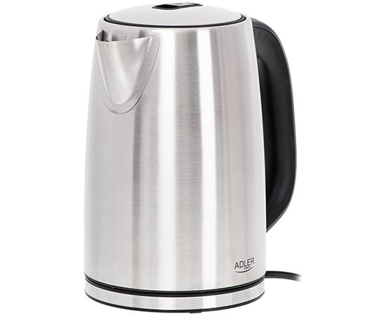 Adler Tējkanna AD 1340	 Electric, 2200 W, 1.7 L, Stainless steel, 360° rotational base, Inox
