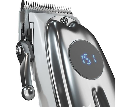 Adler Proffesional Hair clipper AD 2831 Cordless or corded, Number of length steps 6, Silver