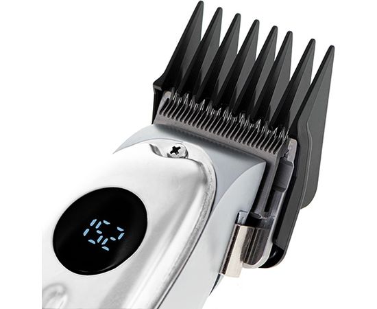 Adler Proffesional Hair clipper AD 2831 Cordless or corded, Number of length steps 6, Silver