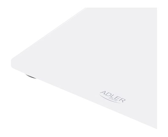 Adler Bathroom scale AD 8157w Maximum weight (capacity) 150 kg, Accuracy 100 g, Body Mass Index (BMI) measuring, White