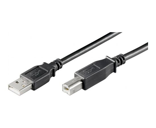 Goobay USB 2.0 Hi-Speed cable 68900 1.8 m, Black, USB-A to USB-B