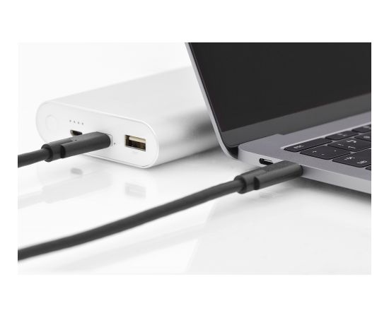Digitus USB Type-C Connection Cable AK-300139-010-S USB Male 3.1 Gen 2 (Type C), USB Male 3.1 Gen 2 (Type C), Black, 1 m
