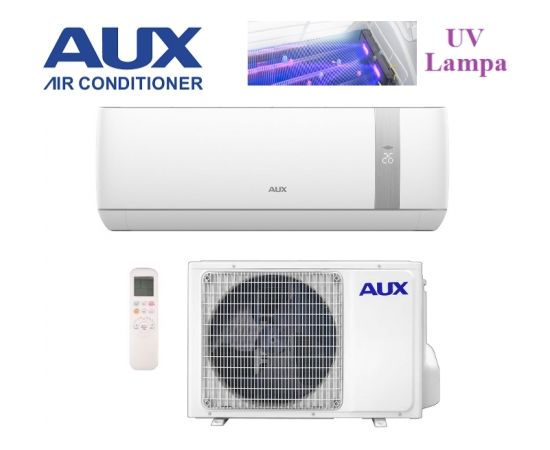 AUX J-Smart UV Lampa ASW-H09B5C4/JAR3DI-C3 gaisa kondicionieris / siltumsūknis, līdz -20°C, 15-30m²