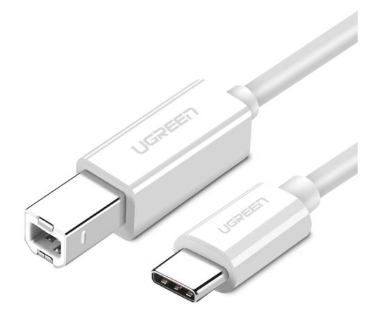 USB 2.0 C-B UGREEN US241 to 1.5m printer cable (white)