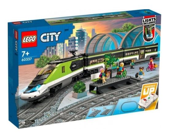 LEGO City 60337 Express Passenger Train pasažieru ātrvilciens