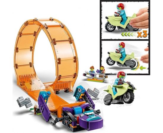 LEGO City 60338 Satriecošās šimpanzes triku cilpa